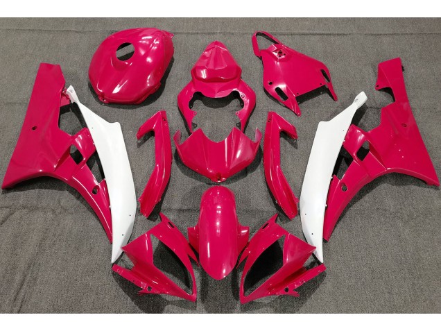 Perlrot 2006-2007 Yamaha R6 Motorrad Verkleidung Perlrot 2006-2007 Yamaha R6 Motorrad Verkleidung