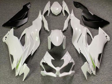 Perlweiss 2019-2023 Kawasaki ZX6R Motorrad Verkleidung