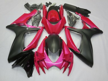 Pink & Matt 2006-2007 Suzuki GSXR 600-750 Motorrad Verkleidung