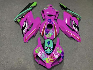 Rosa Hai 2004-2005 Honda CBR1000RR Motorrad Verkleidung
