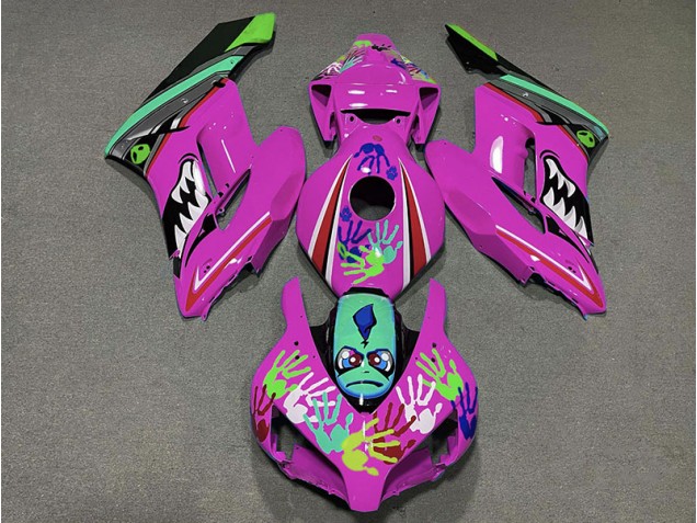 Rosa Hai 2004-2005 Honda CBR1000RR Motorrad Verkleidung Rosa Hai 2004-2005 Honda CBR1000RR Motorrad Verkleidung