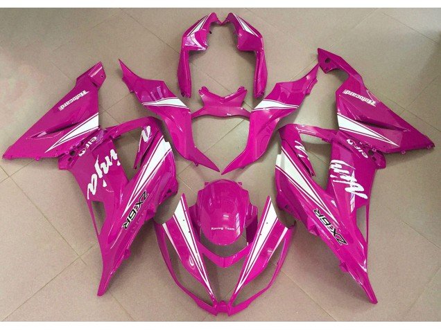 Rosa Ninja 2013-2018 Kawasaki ZX6R Motorrad Verkleidung Rosa Ninja 2013-2018 Kawasaki ZX6R Motorrad Verkleidung