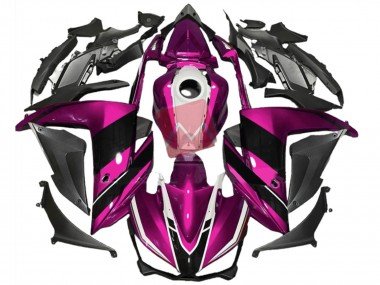Rosa Schwarz & Weiß 2015-2018 Yamaha R3 Motorrad Verkleidung