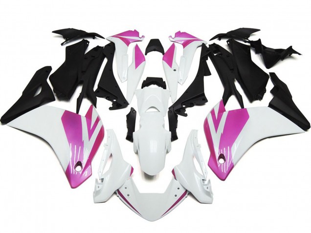Rosa & Weißer Glanz 2011-2014 Honda CBR250RR Motorrad Verkleidung