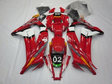 Rot 02 2011-2015 Kawasaki ZX10R Motorrad Verkleidung