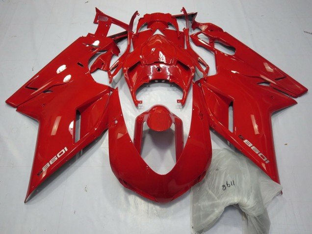 Rot 1098 2007-2014 Ducati 848 1098 1198 Motorrad Verkleidung Rot 1098 2007-2014 Ducati 848 1098 1198 Motorrad Verkleidung