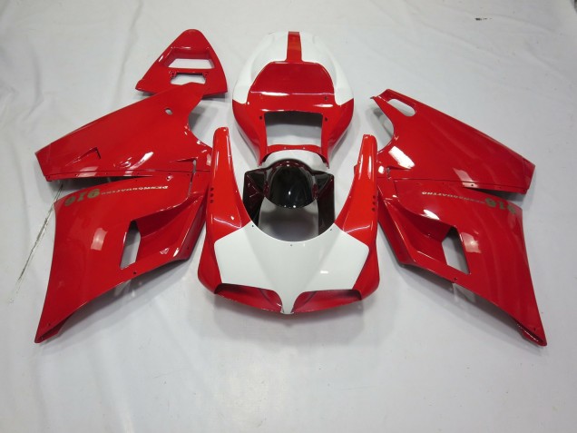 Rot & Weiß 1993-2005 Ducati 996 748 916 998 Motorrad Verkleidung