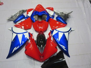 Rot Blau & Weiß 2012-2014 Yamaha R1 Motorrad Verkleidung