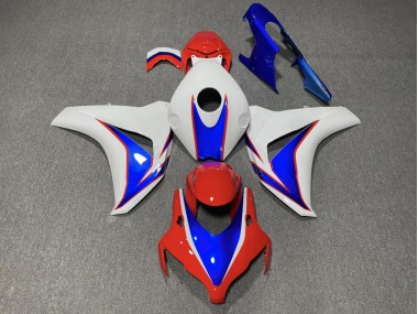 Rot & Blau Glänzend 2008-2011 Honda CBR1000RR Motorrad Verkleidung