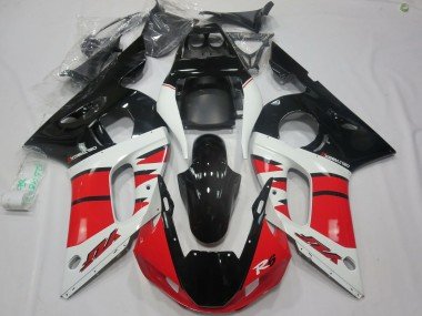 Rot-Weiß-Design 1998-2002 Yamaha R6 Motorrad Verkleidung