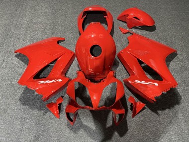Rot Glänzend 2002-2012 Honda VFR800 Motorrad Verkleidung