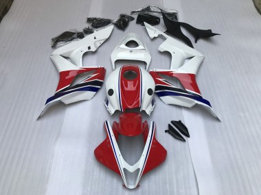 Rot Glänzend & Weiß 2007-2008 Honda CBR600RR Motorrad Verkleidung