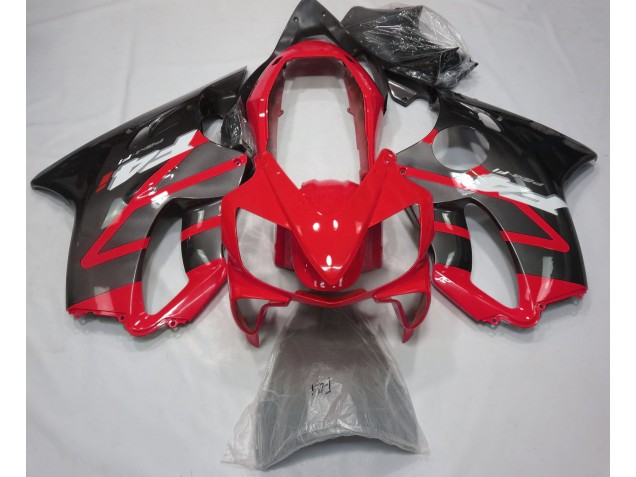 Rot Glänzend & Grau 2004-2007 Honda CBR600 F4i Motorrad Verkleidung