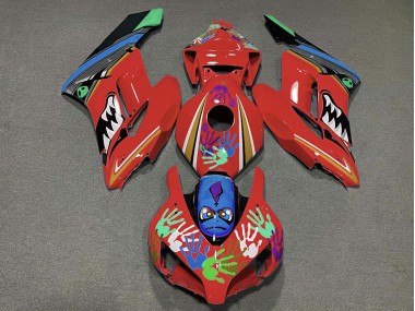 Rot Hai 2004-2005 Honda CBR1000RR Motorrad Verkleidung
