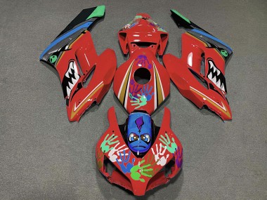 Rot Hai 2004-2005 Honda CBR1000RR Motorrad Verkleidung