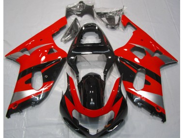 Rot OEM-Stil 2001-2003 Suzuki GSXR 600-750 Motorrad Verkleidung