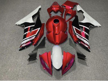 Rot Schwarz & Weiß OEM-Stil 2008-2016 Yamaha R6 Motorrad Verkleidung