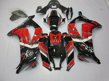 Rot Schwarz Special 2011-2015 Kawasaki ZX10R Motorrad Verkleidung