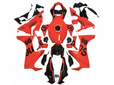 Rot Street Flava 2017-2023 Honda CBR1000RR Motorrad Verkleidung
