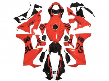 Rot Street Flava 2017-2023 Honda CBR1000RR Motorrad Verkleidung