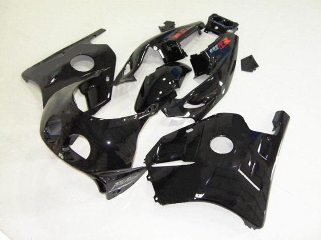 Schwarz Glänzend 1990-1998 Honda CBR250RR Motorrad Verkleidung