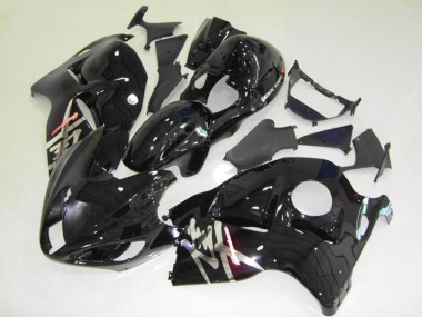 Schwarz Glänzend 1997-2007 Suzuki GSXR 1300 Motorrad Verkleidung