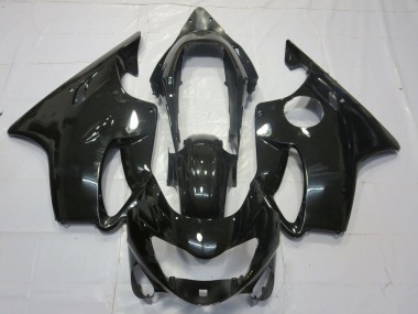 Schwarz Glänzend 1999-2000 Honda CBR600 F4 Motorrad Verkleidung