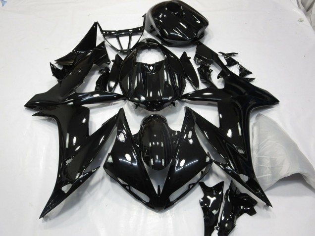 Schwarz Glänzend 2004-2006 Yamaha R1 Motorrad Verkleidung Schwarz Glänzend 2004-2006 Yamaha R1 Motorrad Verkleidung