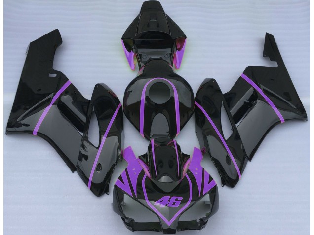 Schwarz Glänzend & Lila 2004-2005 Honda CBR1000RR Motorrad Verkleidung