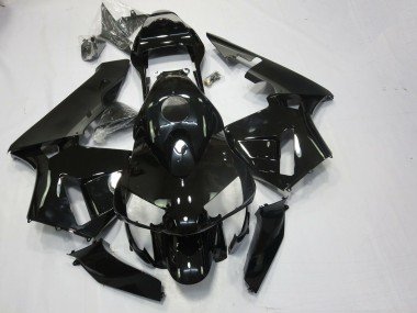 Schwarz Glänzend & Matt 2003-2004 Honda CBR600RR Motorrad Verkleidung