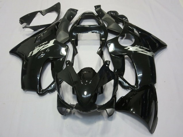 Schwarz Glänzend Silberner Aufkleber 2001-2003 Honda CBR600 F4i Motorrad Verkleidung