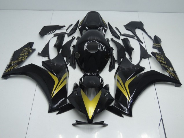 Schwarz & Gold 2012-2016 Honda CBR1000RR Motorrad Verkleidung
