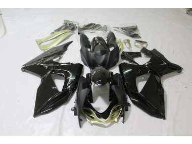 Schwarz-Matt Glänzend Silber Glänzend 2009-2016 Suzuki GSXR 1000 Motorrad Verkleidung
