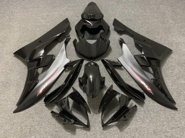 Schwarz Ninja 2006-2007 Yamaha R6 Motorrad Verkleidung Schwarz Ninja 2006-2007 Yamaha R6 Motorrad Verkleidung