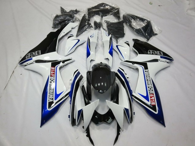 Schwarz Rockstar 2011-2024 Suzuki GSXR 600-750 Motorrad Verkleidung