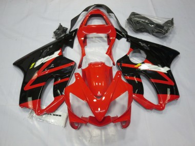 Schwarz Rot Weiß 2001-2003 Honda CBR600 F4i Motorrad Verkleidung
