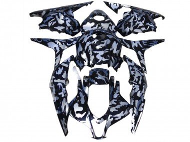 Silberner Schnee Tarnung 2009-2012 Honda CBR600RR Motorrad Verkleidung