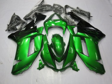 Spezial Grün 2007-2008 Kawasaki ZX6R Motorrad Verkleidung