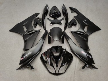 Spezial Schwarz 2009-2012 Kawasaki ZX6R Motorrad Verkleidung