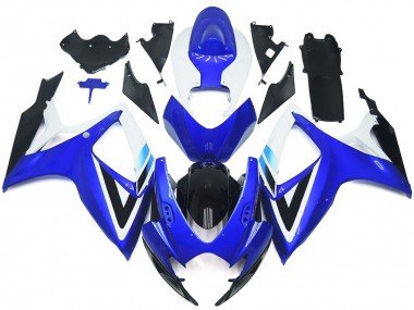 Tiefes Blau & Hellblau OEM Stil 2006-2007 Suzuki GSXR 600-750 Motorrad Verkleidung