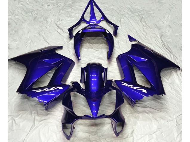 Tiefes Blau Schlicht 2002-2012 Honda VFR800 Motorrad Verkleidung