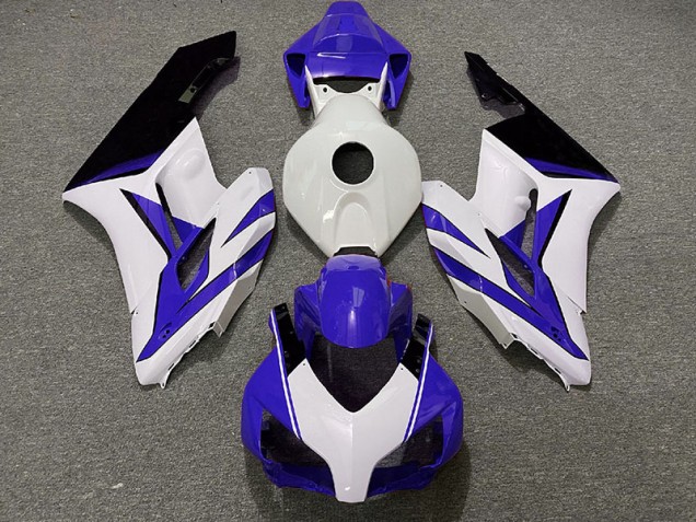 Tiefes Blau Weiß & Schwarz Glänzend 2004-2005 Honda CBR1000RR Motorrad Verkleidung