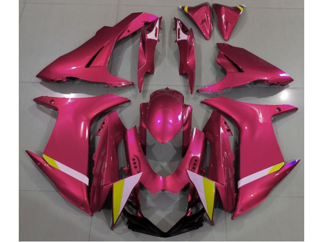 Vollglanz Candy Red 2011-2024 Suzuki GSXR 600-750 Motorrad Verkleidung