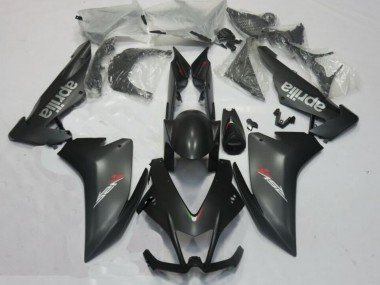Vollmatt Schwarz 2010-2015 Aprilia RSV4 1000 Motorrad Verkleidung