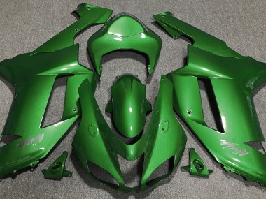 Waldgrün 2007-2008 Kawasaki ZX6R Motorrad Verkleidung